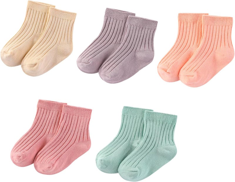 MAMIMAKA Newborn Baby Boy Girl Caps Mittens Socks Set Cotton Baby Essentials Accessories (Hats+Gloves+Socks) - Image 3